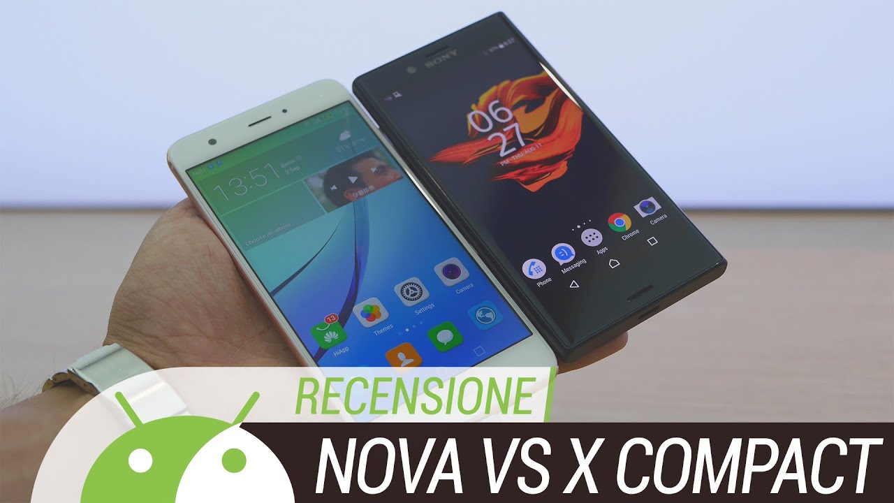 Huawei Nova vs Sony Xperia X Compact ITA IFA 2016 da TuttoAndroid
