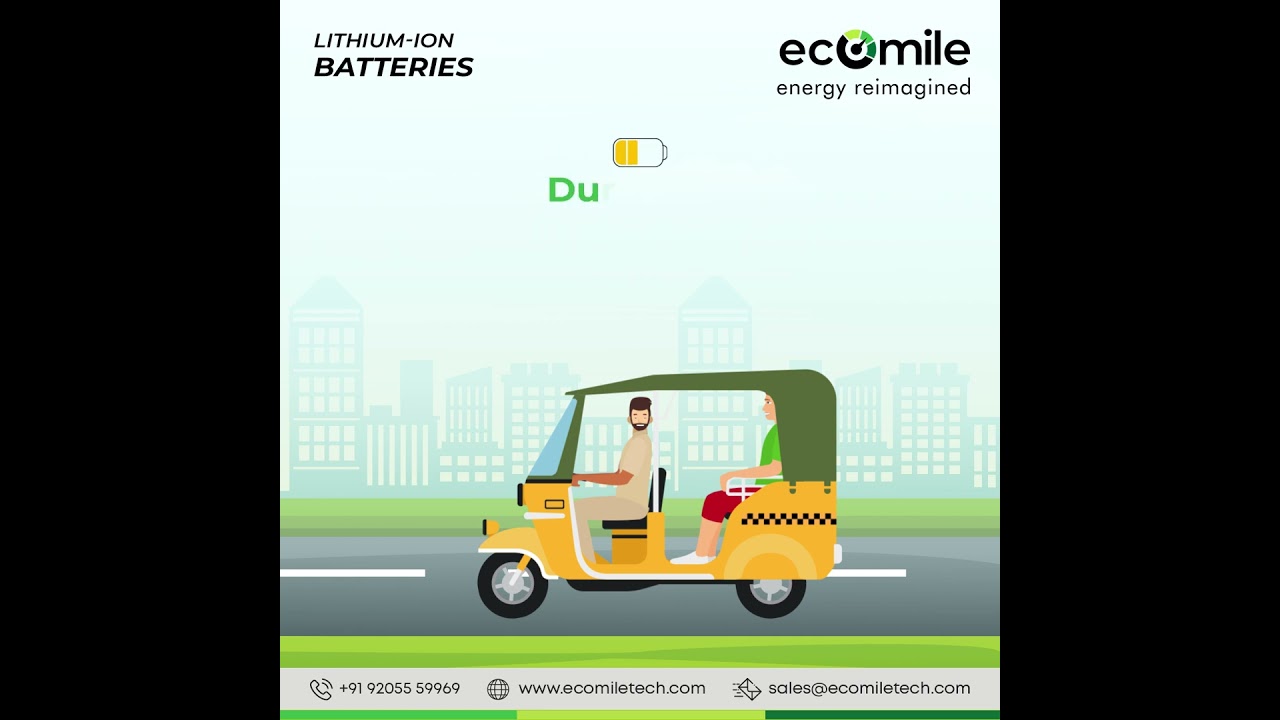 Lithium-ion Battery For 3 Wheelers | 