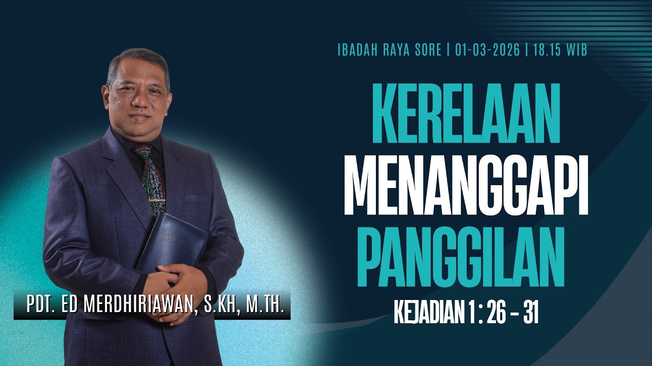 [LIVE STREAMING] IBADAH RAYA SORE, MINGGU 1 MARET 2026