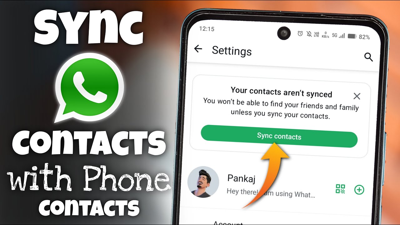 How to Sync WhatsApp Contacts with Phone Contacts