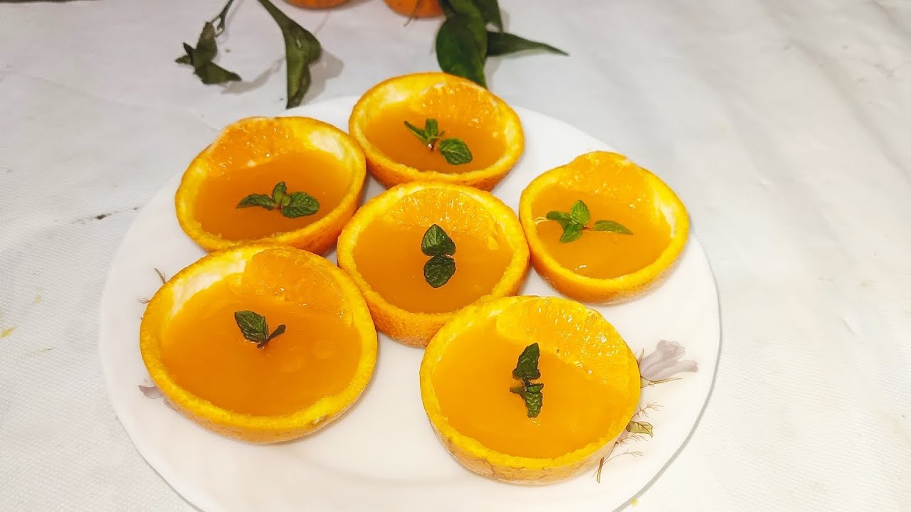 Delicious orange pudding recipe by uroojfatima|orangepudding|orangedessert|orangeviralrecipe|viral