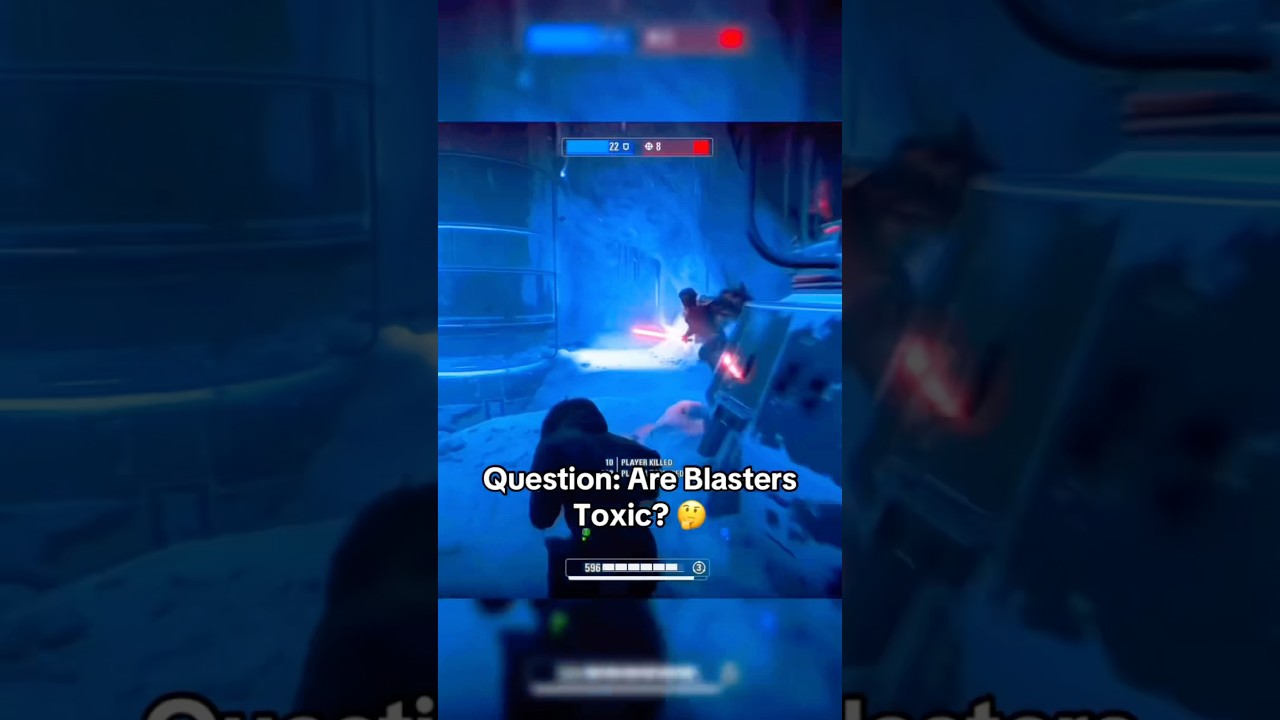 BLASTERS IN BATTLEFRONT 🤔 #battlefront3