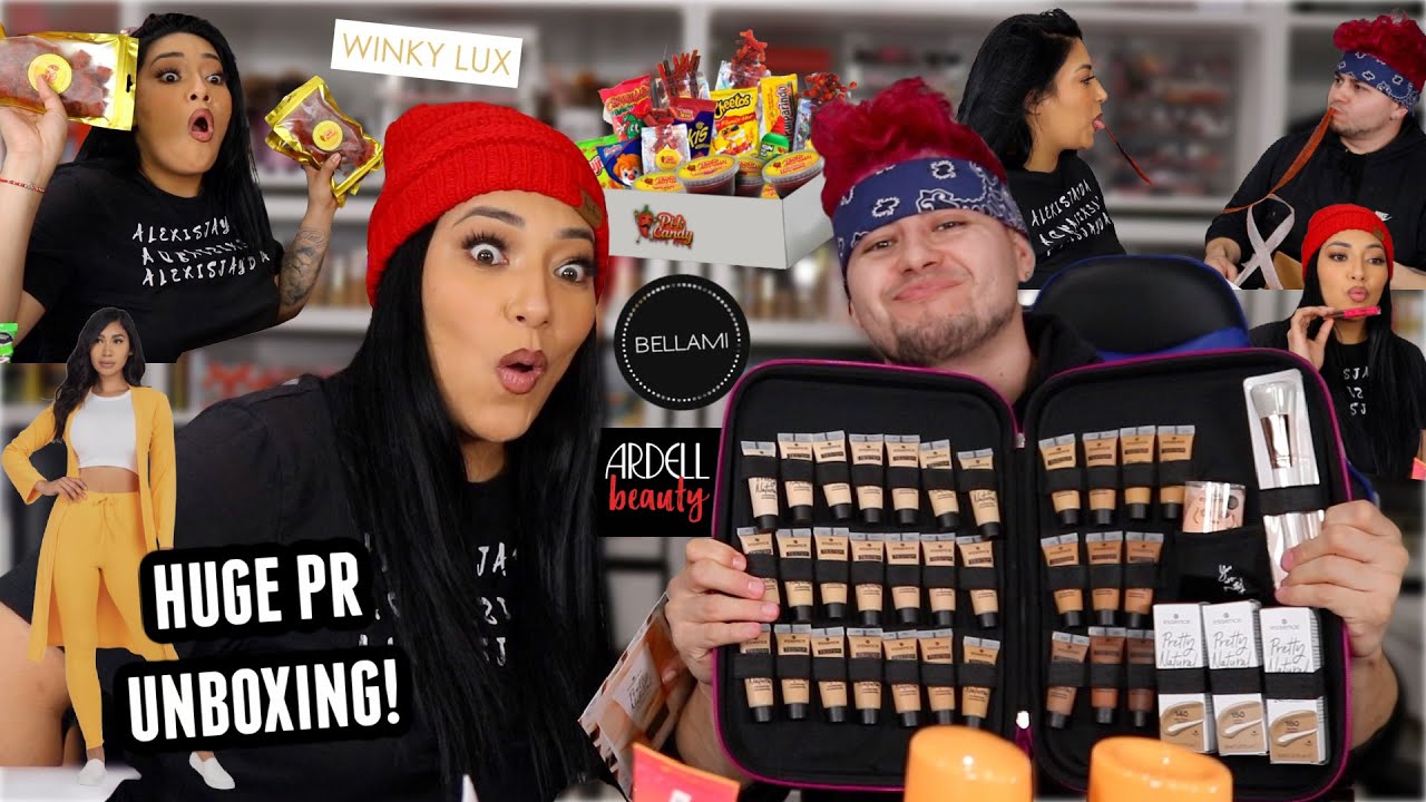 HUGE PR MAKEUP + CLOTHING UNBOXING 2021 | WE HAD A FUN TIME  - ALEXISJAYDA