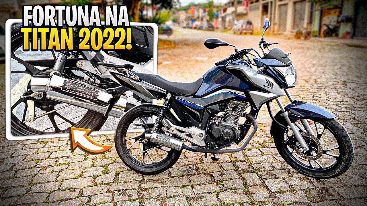 TITAN 160 2022 COM MENOS DE 1000 KM COM O FORTUNA MINI TURBO 🔥