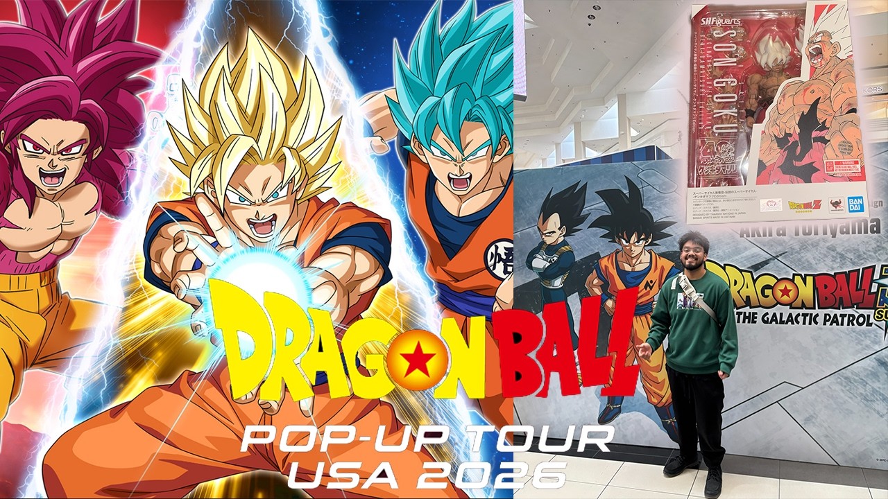 I went to a ONCE IN A LIFETIME EVENT DRAGON BALL POP-TOUR 2026