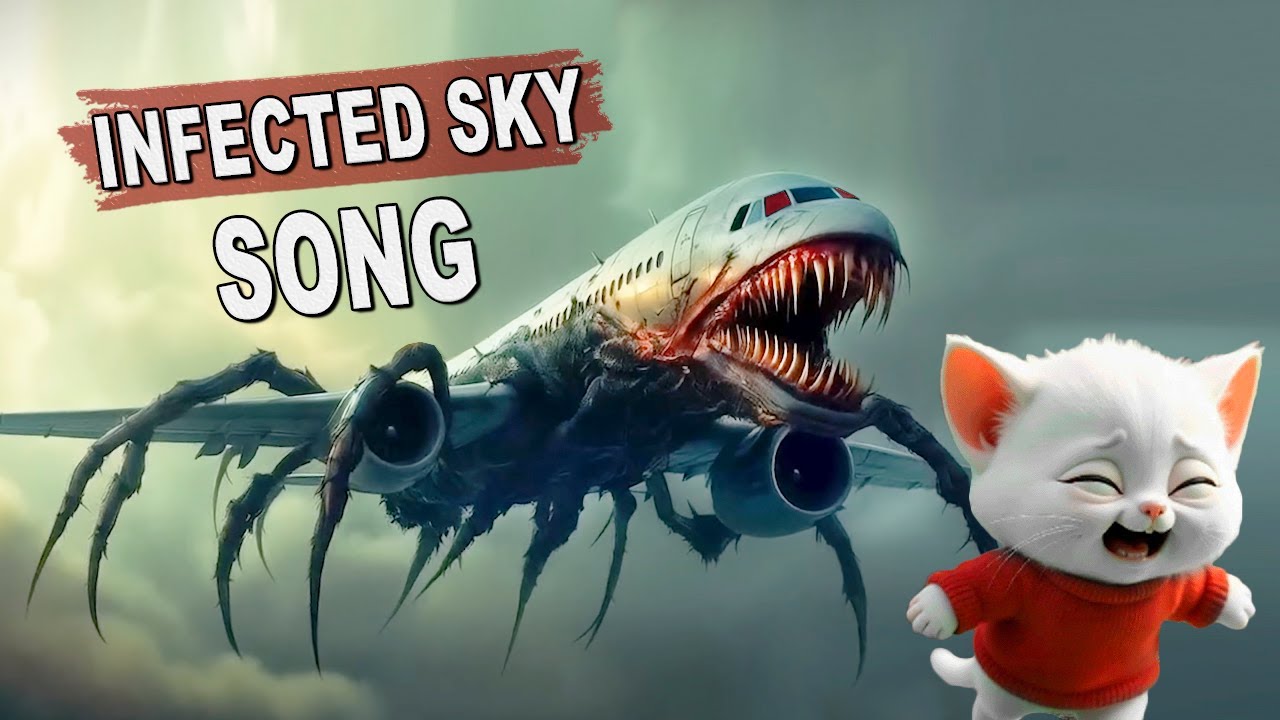 ✈️ INFECTED SKY & KITTEN 🙀 SONG 🎵 Story of Transformation (Horror Meme)