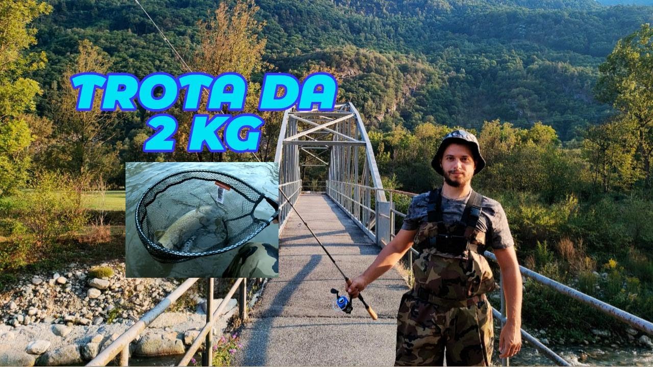 Peschiamo IL MOSTRO del torrente Orco😮*TROTA GIGANTE*