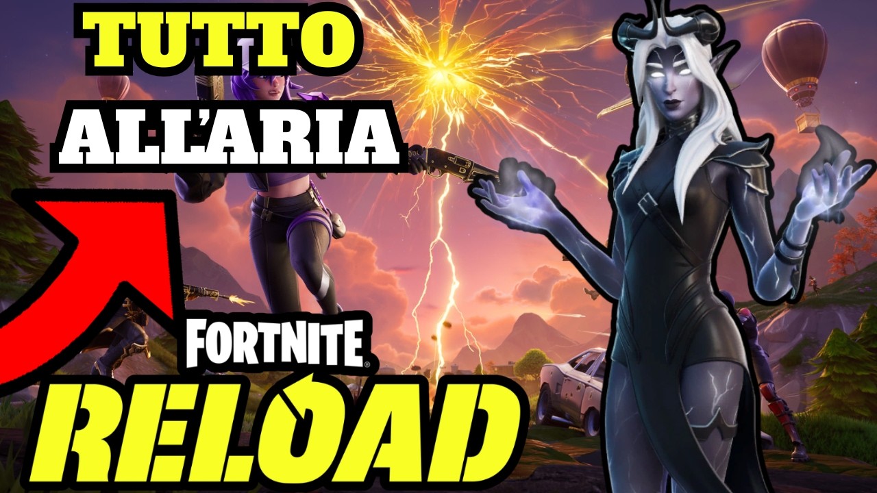 TUTTO COMPLETAMENTE ALL’ARIA SU FORTNITE RELOAD!