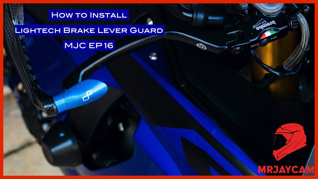 LighTech Brake Lever Guard 2018 Yamaha R1 | How to install