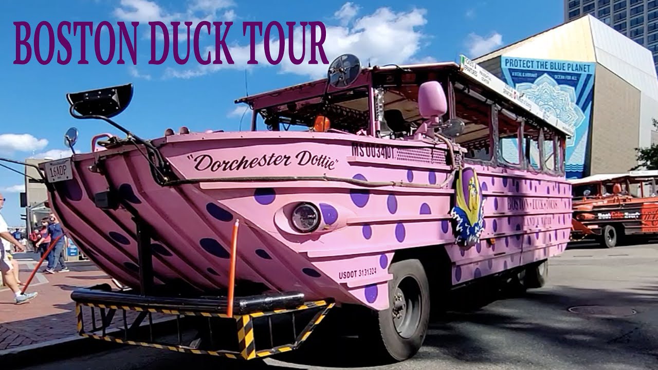 BOSTON DUCK TOUR BY LAND & WATER, BOSTON,MA #bostonducktour  #ducktourboston #BostonDuckTour