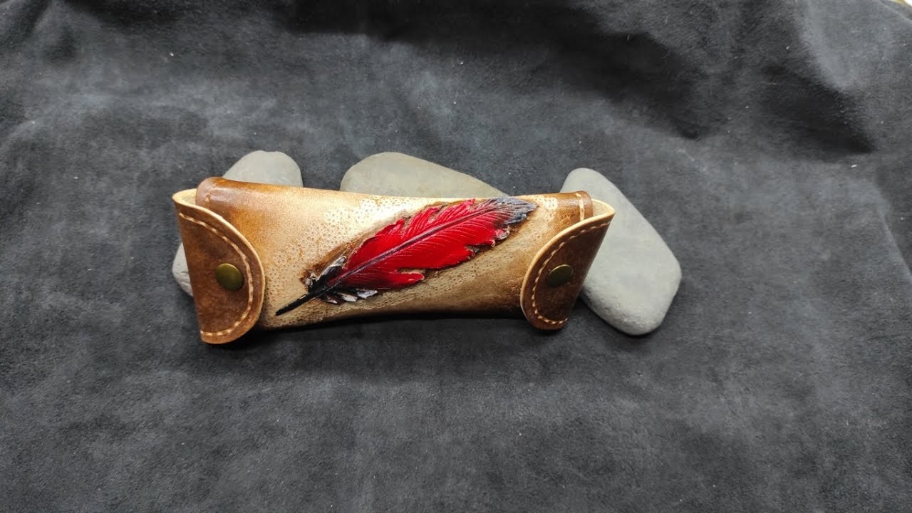 Cómo Hacer un Estuche para Gafas de Cuero | Artesanía y Marroquinería Hecha a Mano