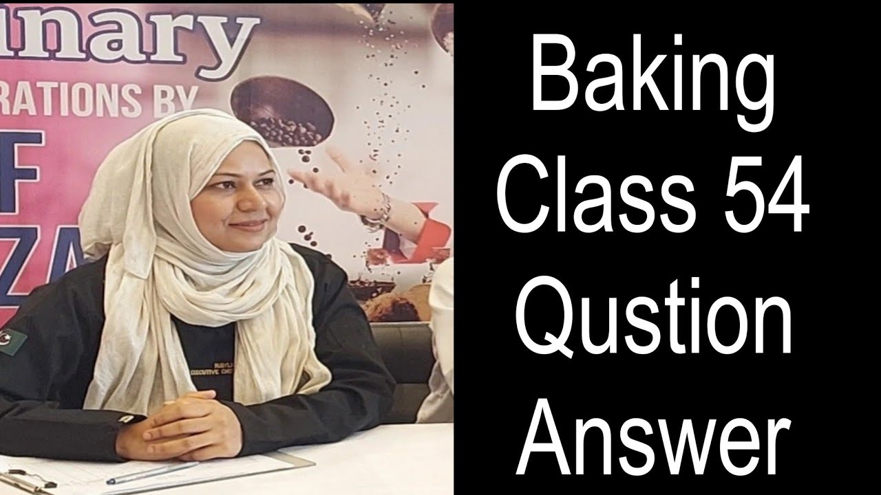 Live Class About baking Quetion By Chef Life with chef Nszia