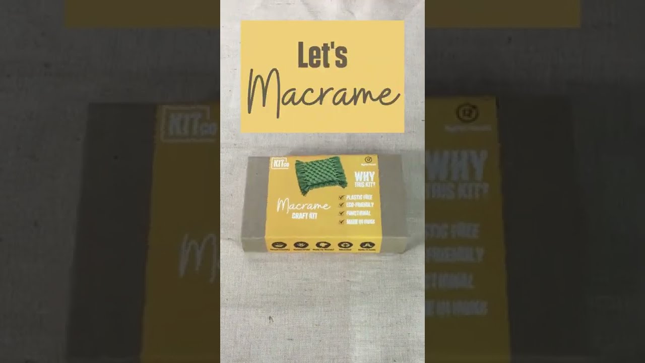 Macrame DIY Craft Kits - Craft your own home & office items