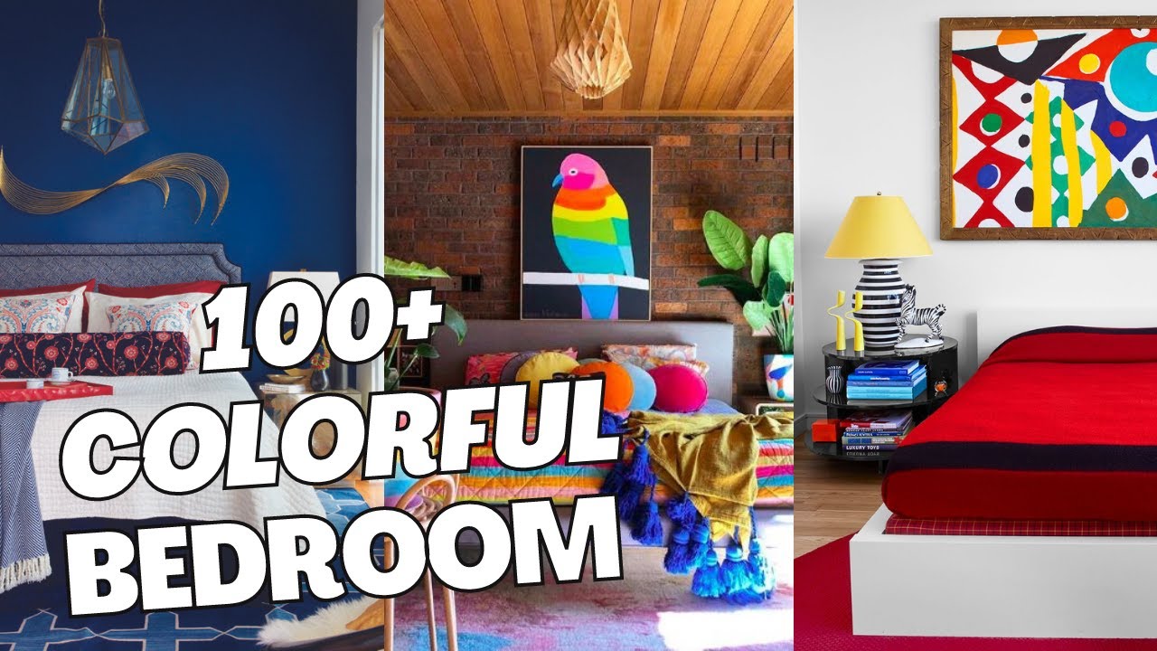 100+ Colorful Bedroom Decor Ideas. Decorate and Design Colored Bedroom Inspirations.