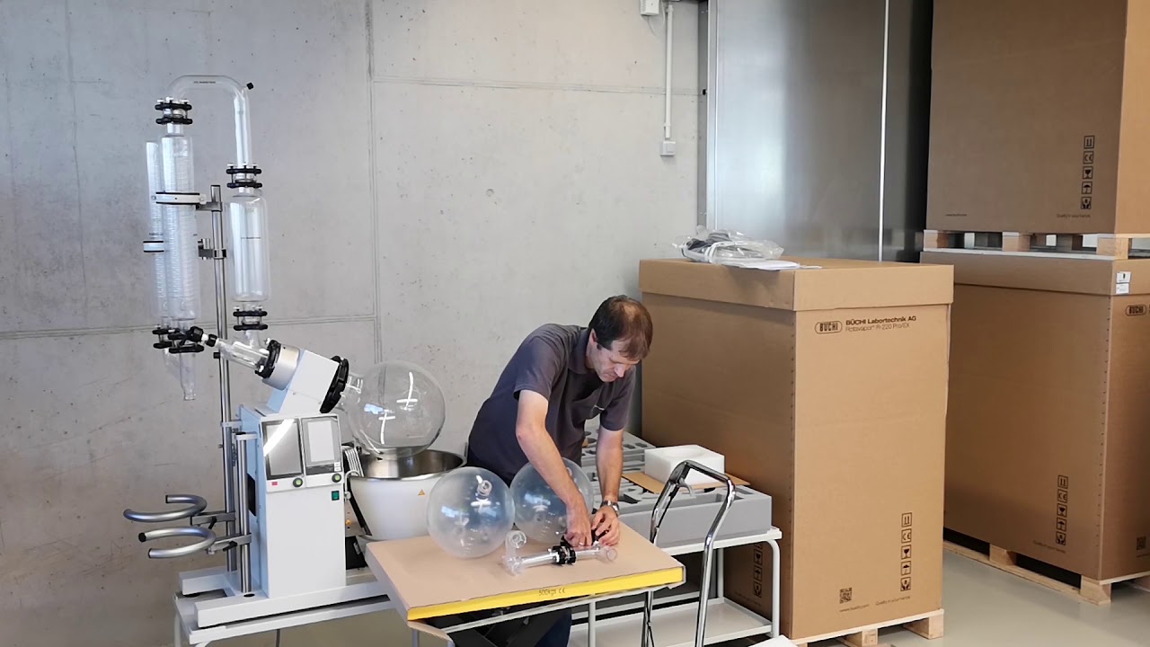Rotavapor R-220 Pro Installation Glassware