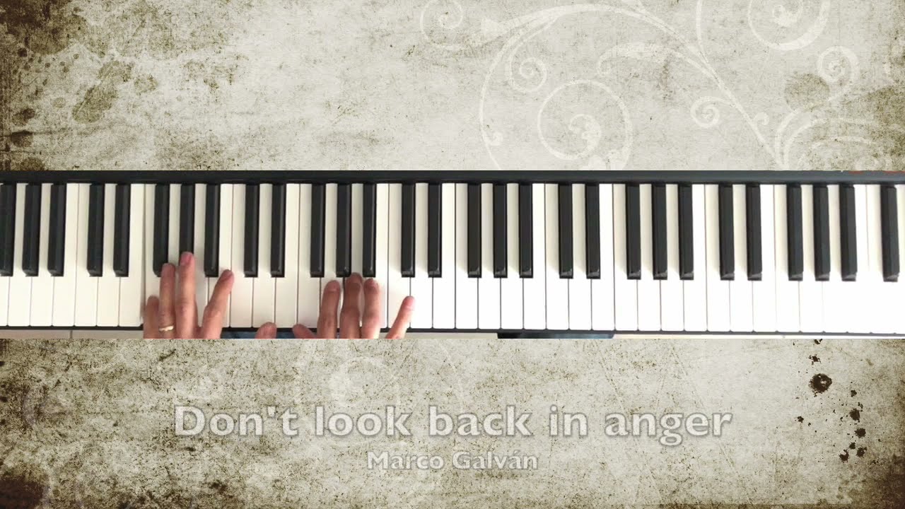 Don't look back in anger (Oasis piano cover) - Marco Galvan