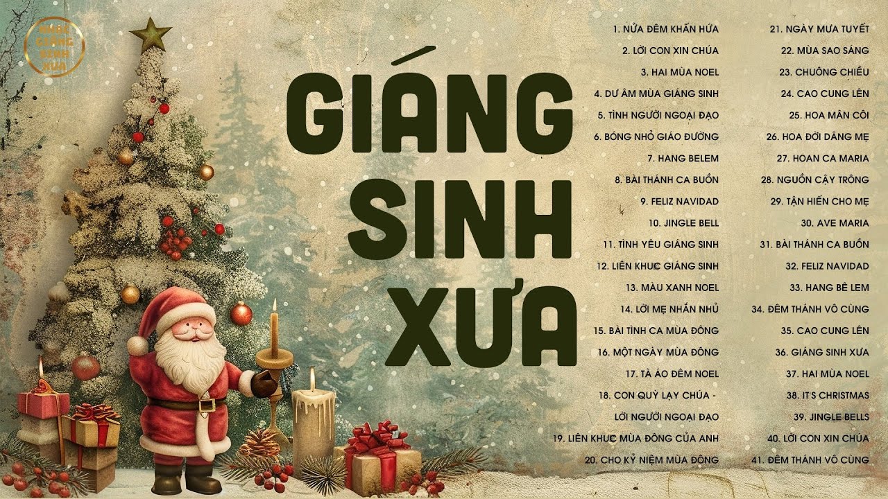 Nhạc Giáng Sinh Xưa Nghe Ấm Áp Vô Cùng - Nửa Đêm Khấn Hứa & Lời Con Xin Chúa | Nhạc Noel Xưa