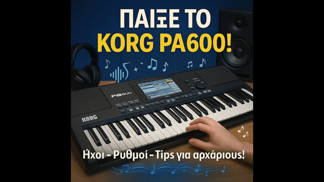 Πώς Παίζεται το Korg PA 600, Οδηγός & Επίδειξη για Μουσικούς!