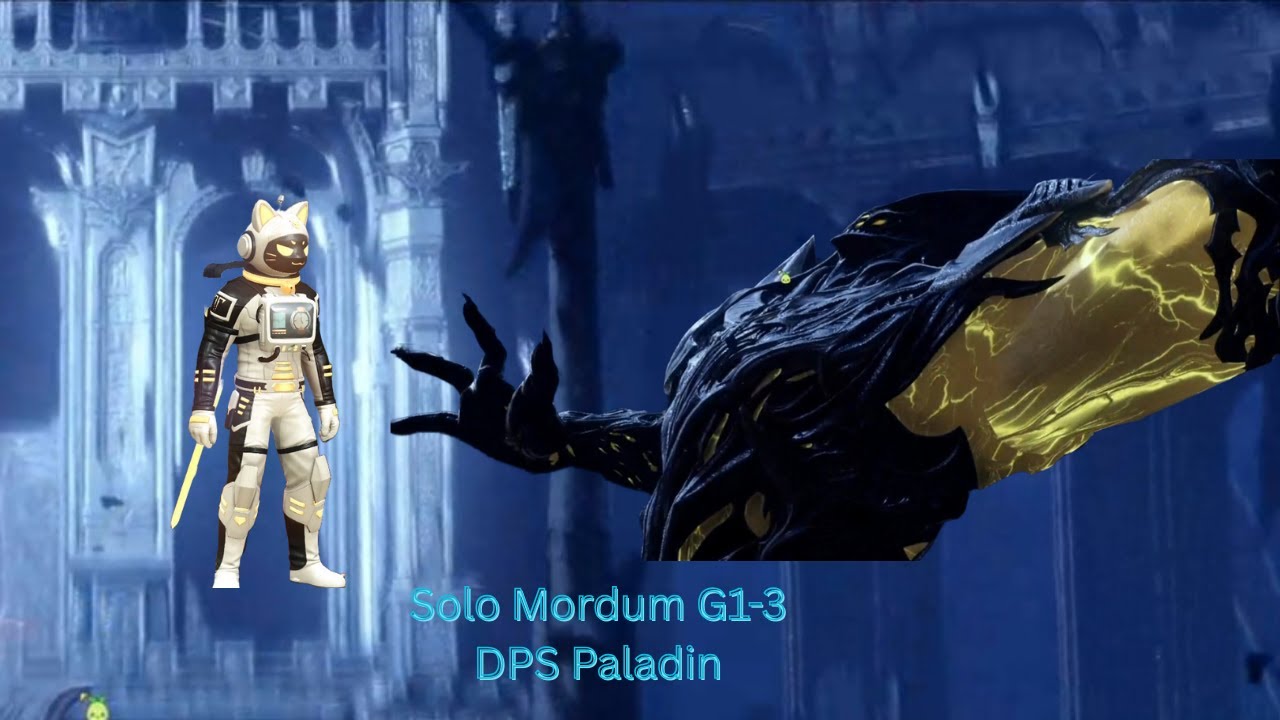 Mordum Kazeros Raid Gates 1-3 Solo Mode (Paladin)