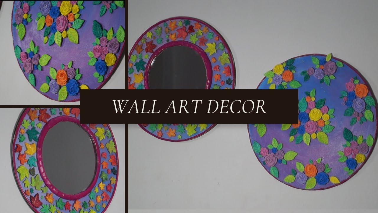 Wall hanging DIY | Wall decoration | 3D Clay mural wall art