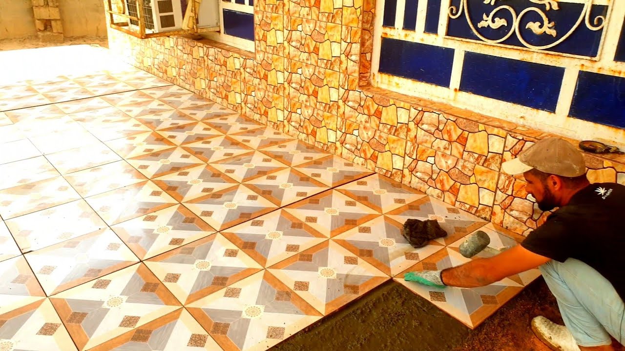 طريقة وزن أرضية المساحات الكبيره 07808037071 The weight of the floor of the large areas