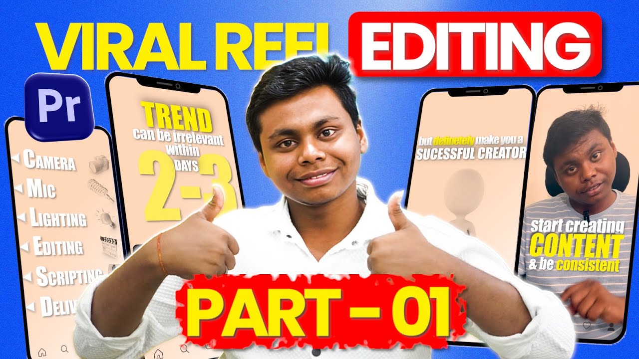 Viral Reel Editing Breakdown for Beginner | Vicky Washav