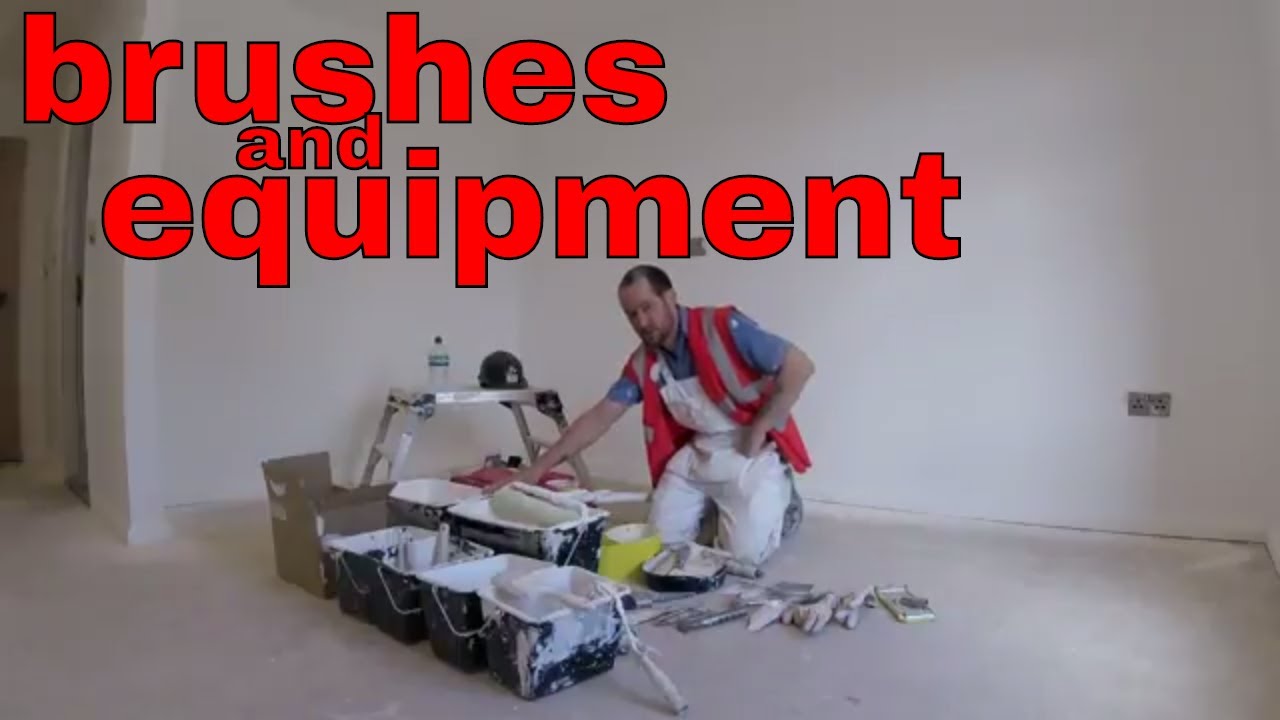 PAINTING AND DECORATING brushes and equipment