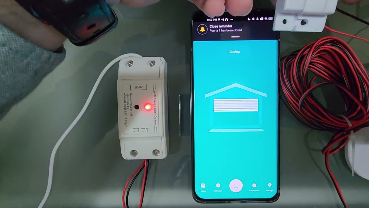 Cómo Configurar Receptor WiFi TUYA o Smart Life para Puertas de Garaje y Alta de Controles Remotos.