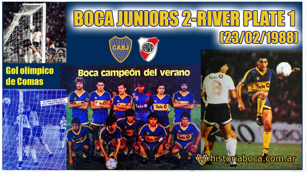 📼 1988: Boca 2 – River 1 | Torneo de Verano 1988 (23/02/1988) – Partido histórico