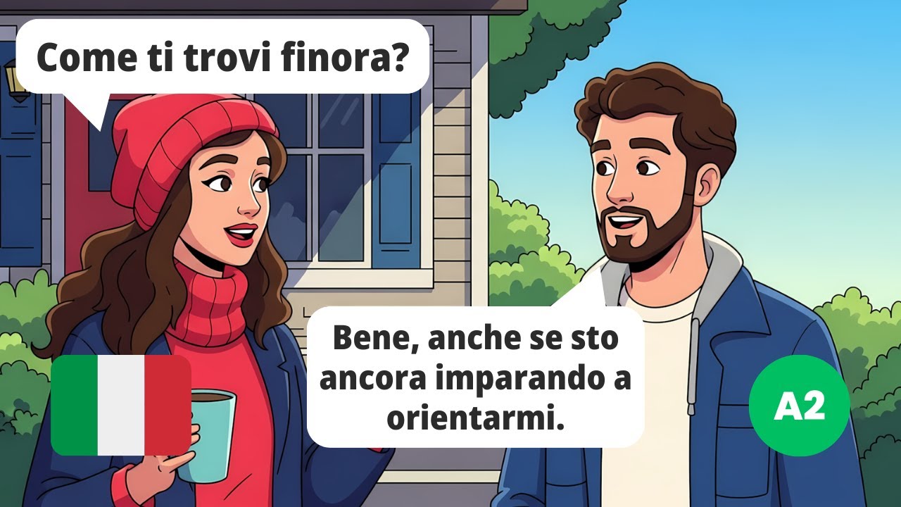 Italian Conversations for Beginners A2 | Everyday Real-Life Dialogues
