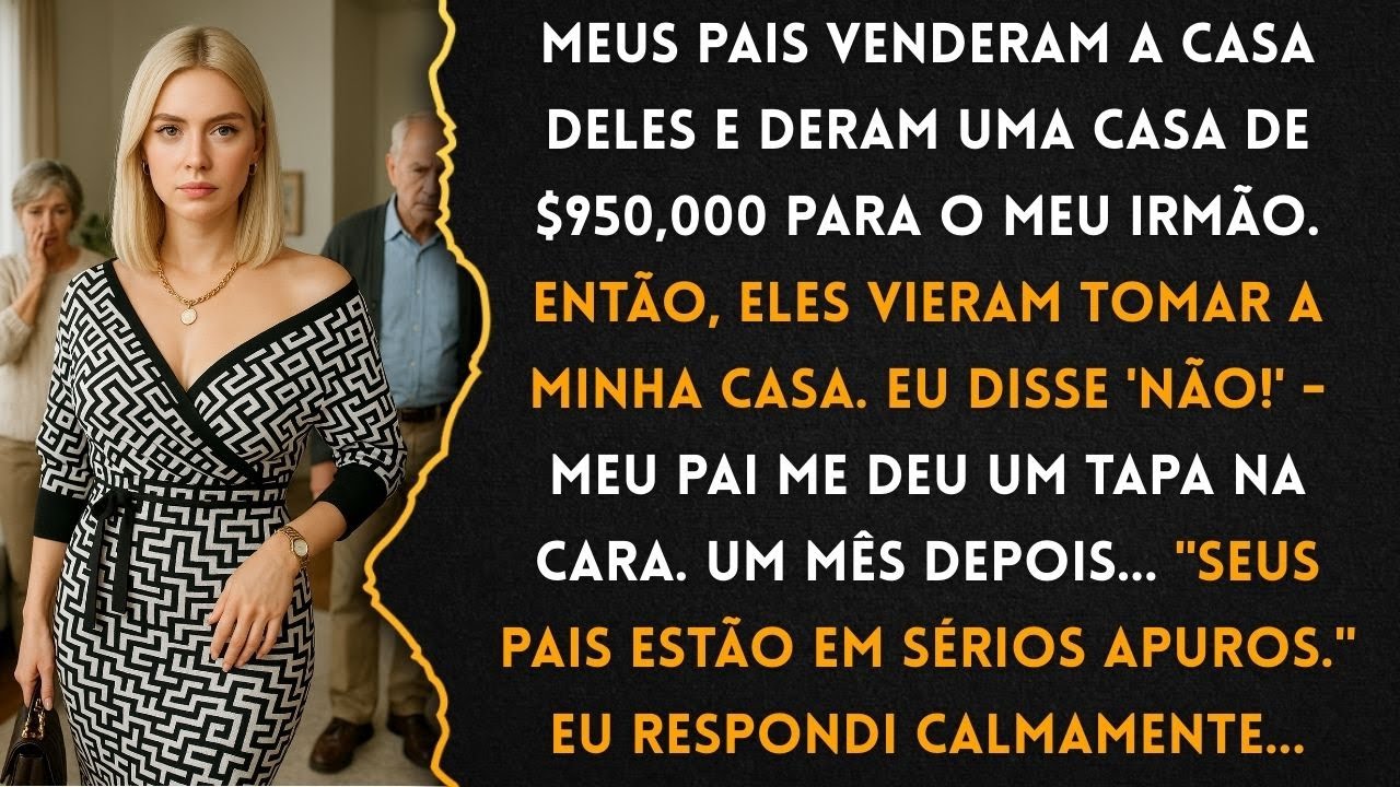 Meus Pais Deram uma Casa de $950,000 ao Meu Irmão. Depois, Vieram Tomar a Minha. Mas Quando Me...