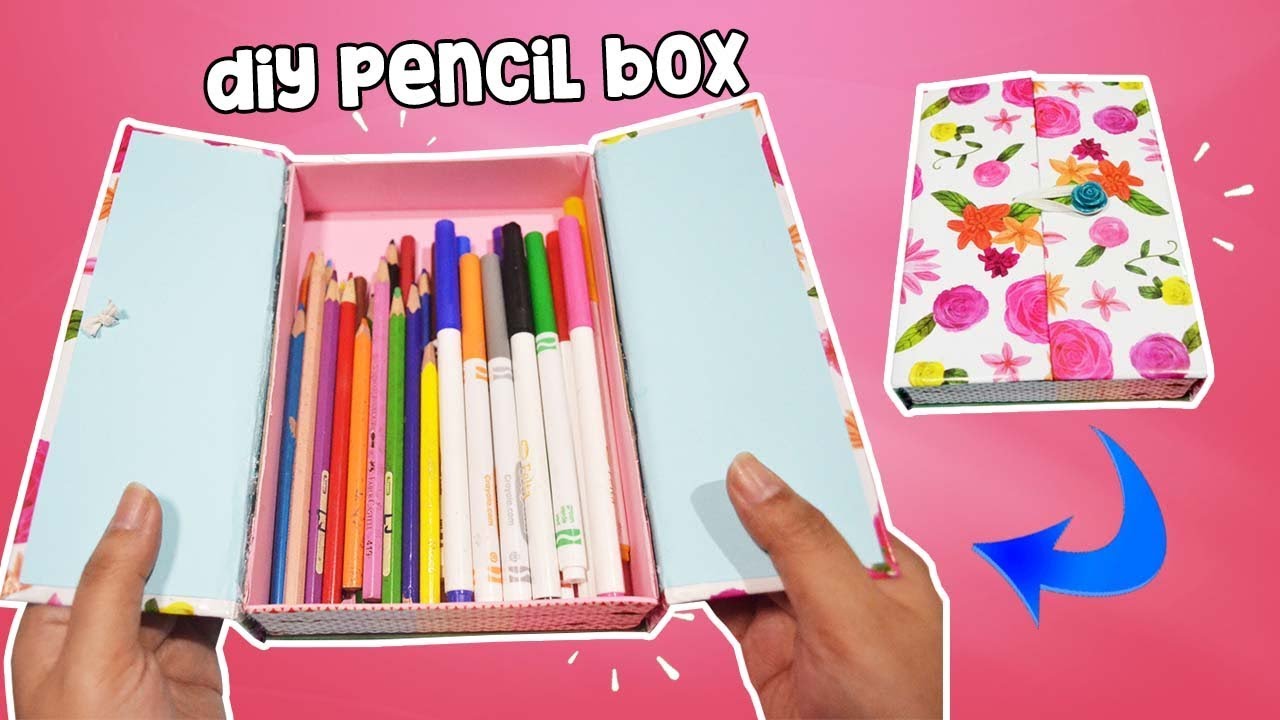 How To Make Pencil Box Case For Back To School DIY Pencil Case