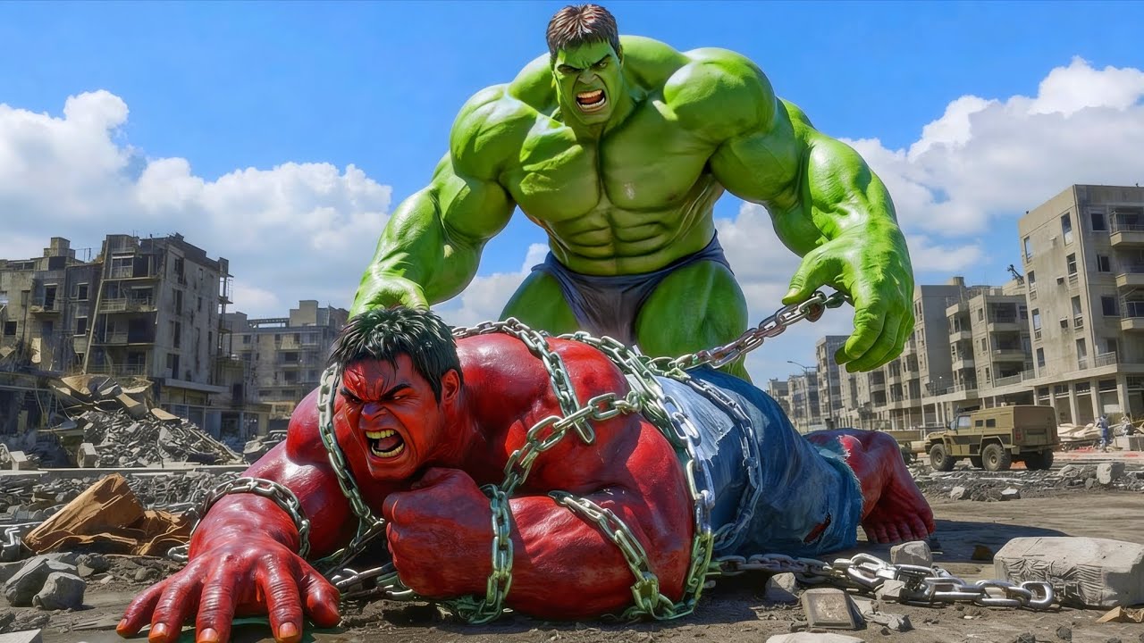 The Incredible Hulk vs. Red Hulk: A Clash of Titans