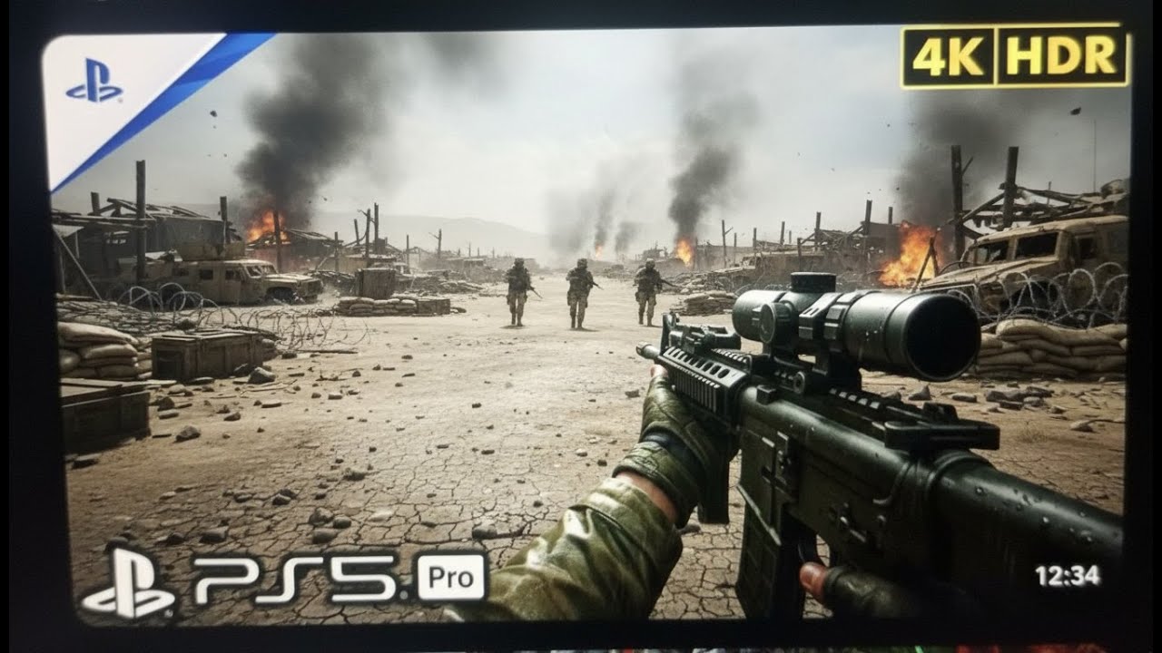 PS5 Pro Sniper Mission – Realistic Military War Gameplay in 8K