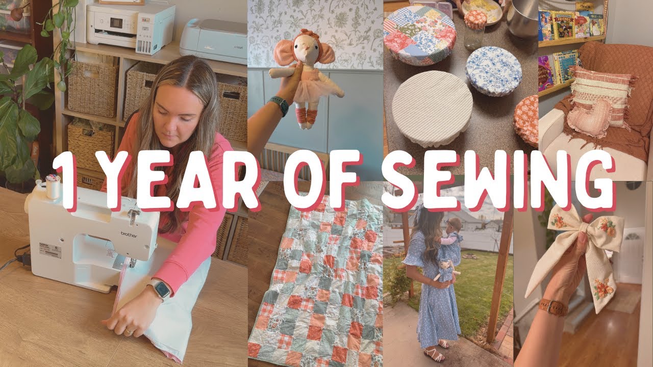 Everything I made after 1 year of learning to sew! | My Sewing Journey
