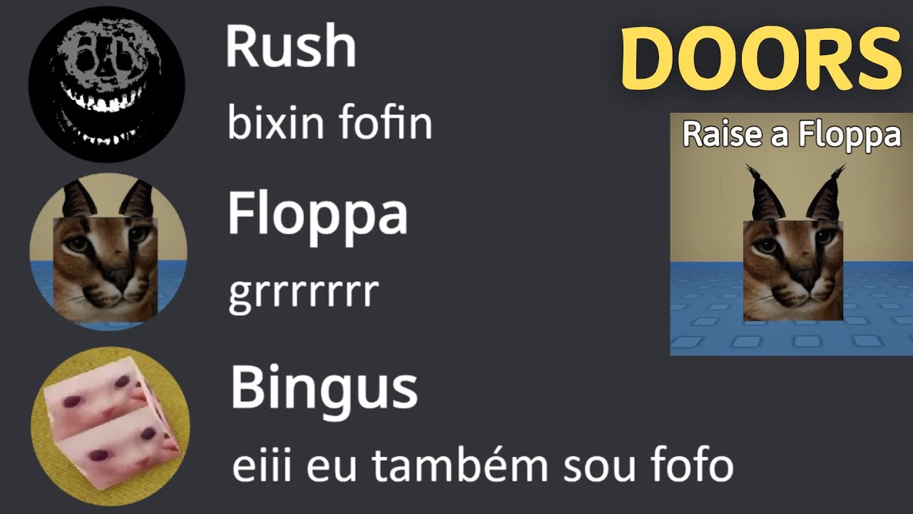 DOORS cuidam do FLOPPA (doors no discord)