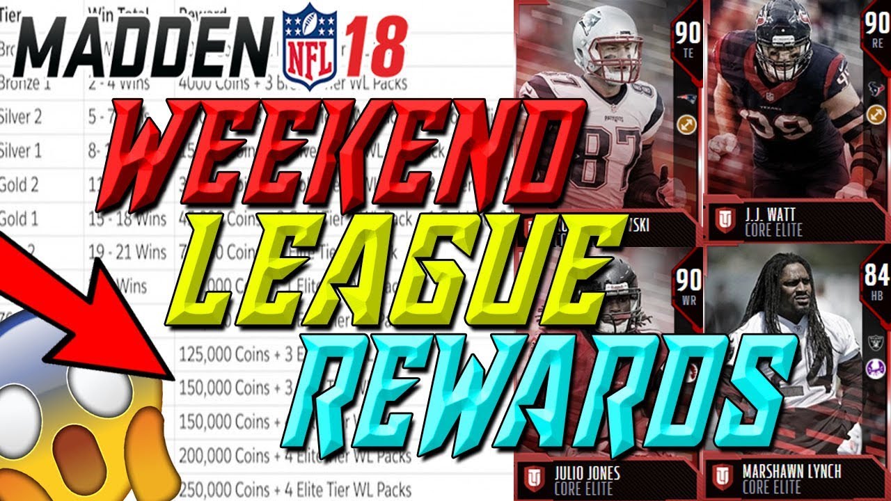 MADDEN 18 WEEKEND LEAGUE REWARDS | FREE ELITES! | EASY COIN MAKING METHOD! | MADDEN 18 ULTIMATE TEAM