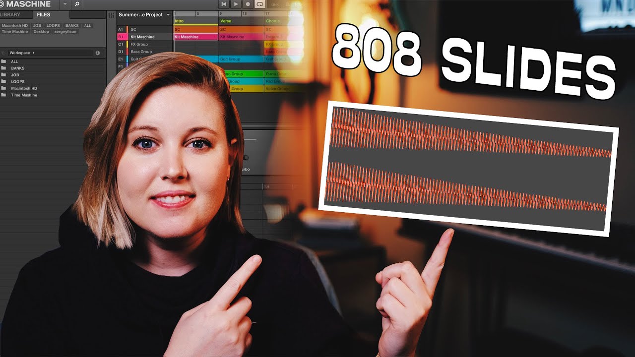 How To Tune and Slide 808's In Maschine (Tutorial)