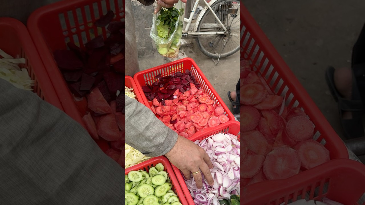 Roadside Cheap Ramadan Fresh Vegetables Salad | Ramadan Food #streetfood #ramadan #halalfood #viral