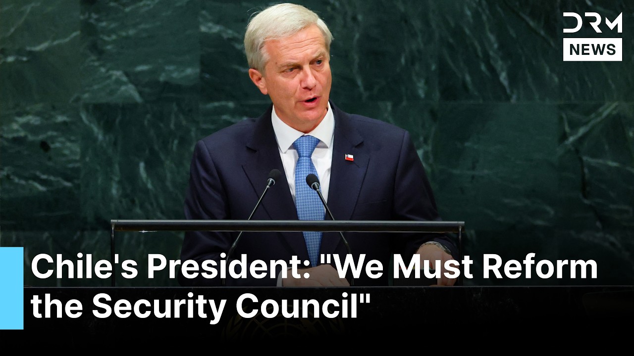 FULL SPEECH: Chile's President Declares Major Turnaround in Bold UN Address | AC1G