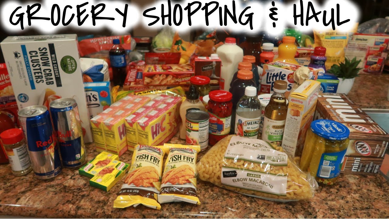 GROCERY SHOPPING & HAUL!!!