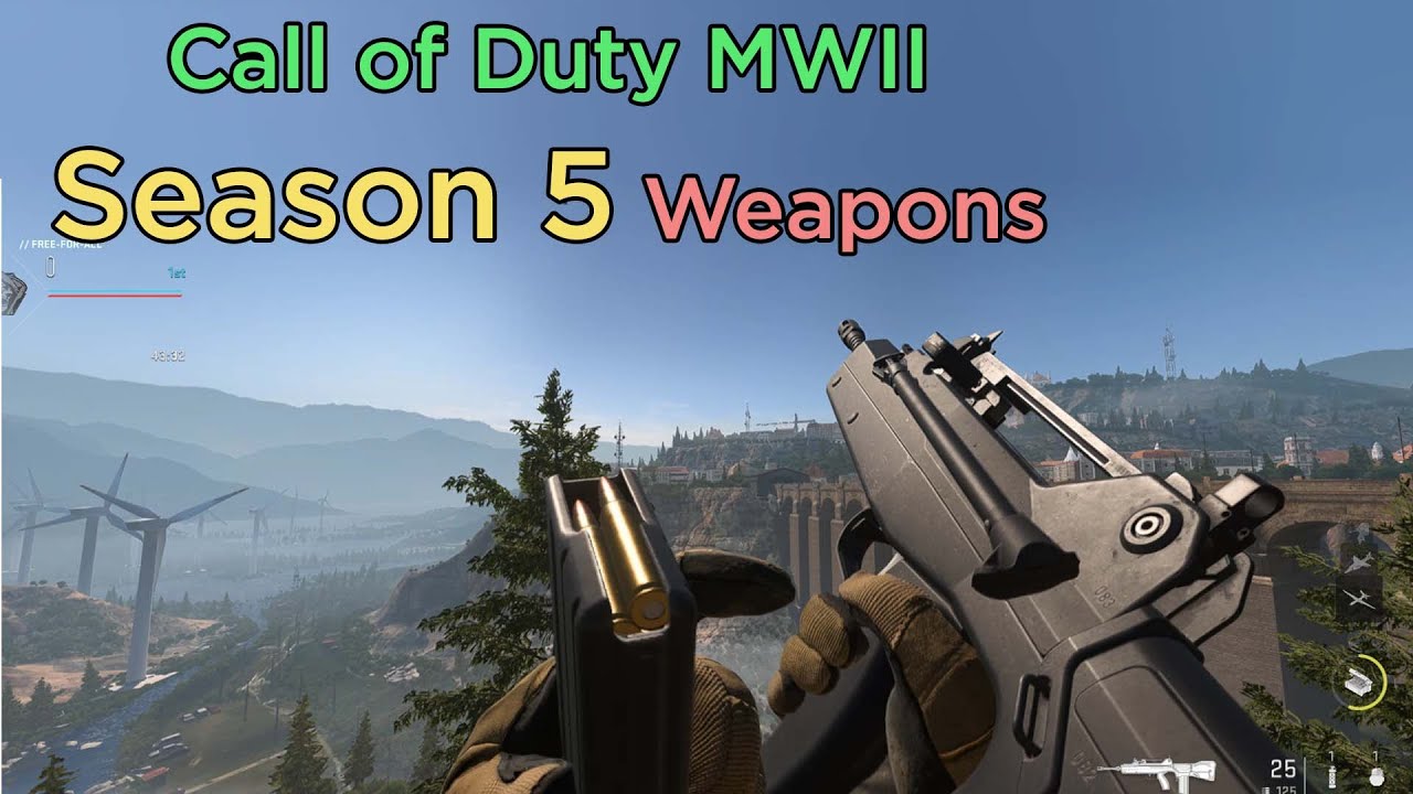 Call of Duty Modern Warfare II Season 5 Weapons
