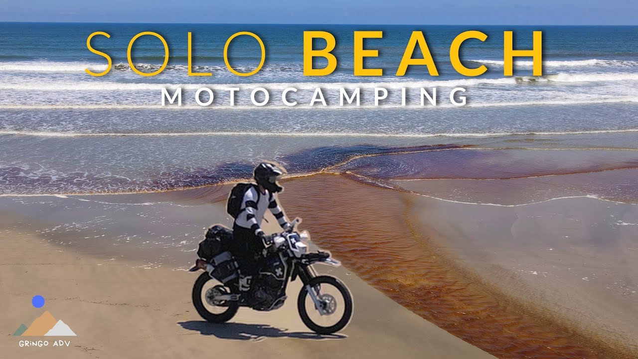 DR 350 Brazil Beach Moto Camping ASMR