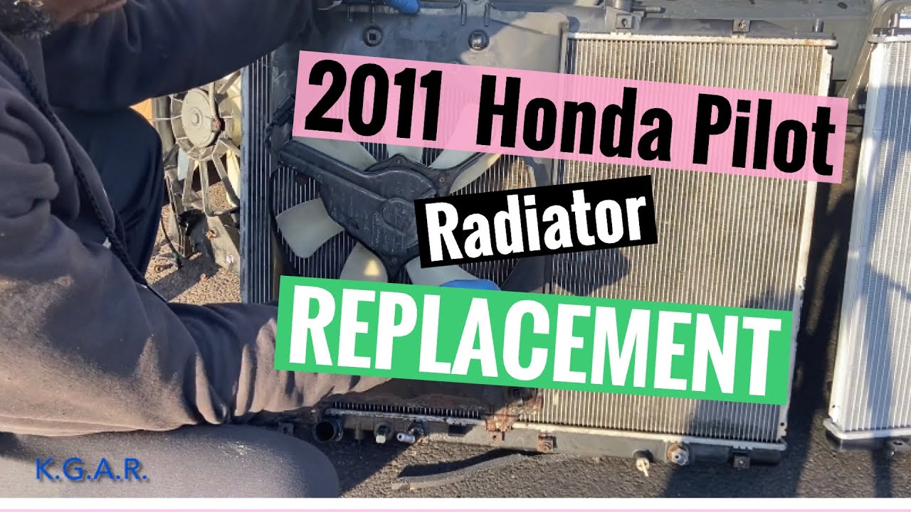 Замена радиатора Honda Pilot 2009–2015 годов