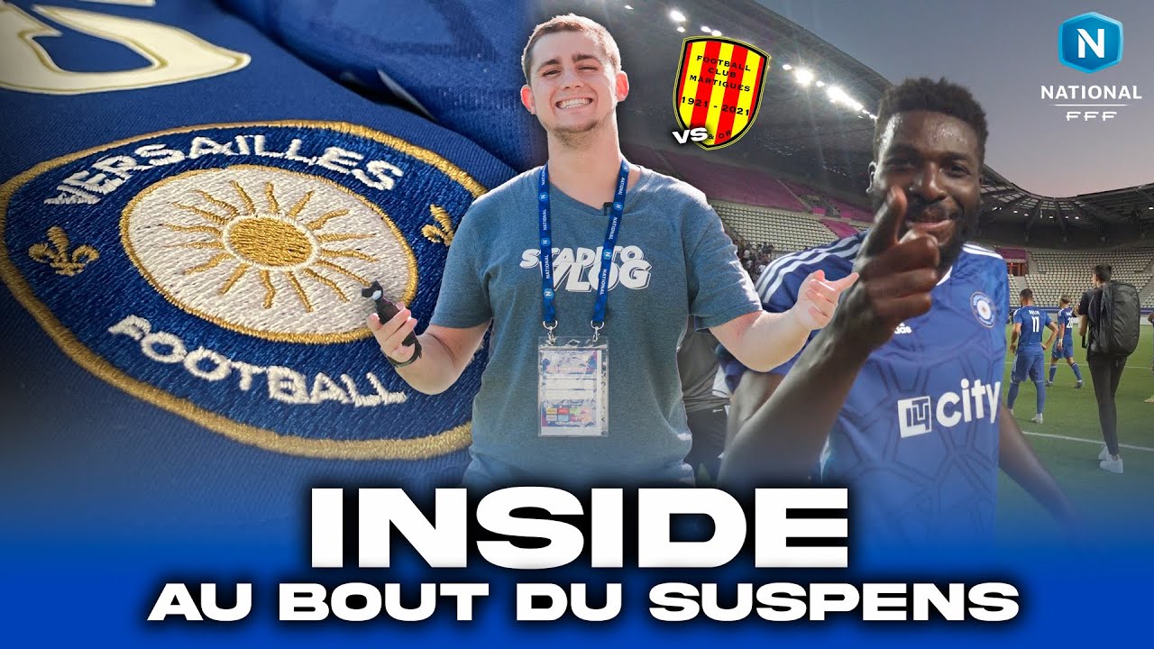 JE LEUR PORTE ENFIN BONHEUR ! | VLOG #101 - FC Versailles-FC Martigues - Stade Jean Bouin