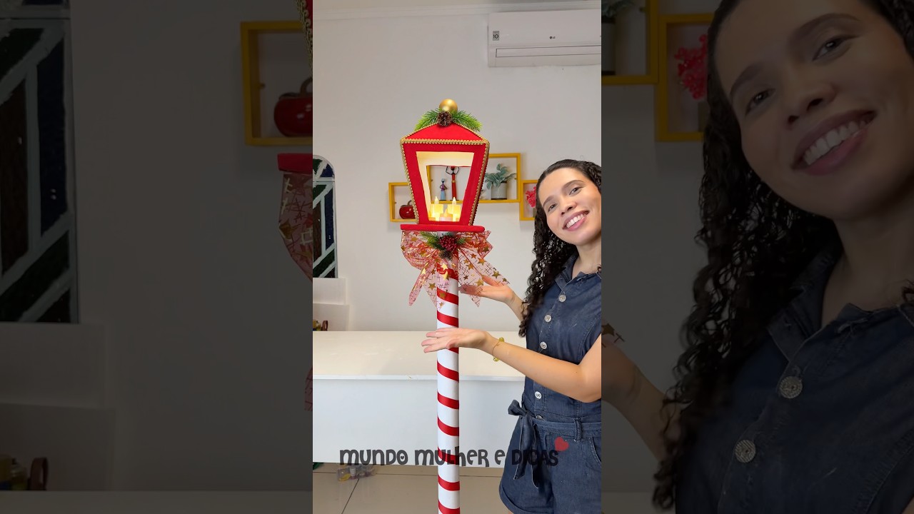 Turning cardboard rolls into a beautiful Christmas idea. #crafts #diy #christmas