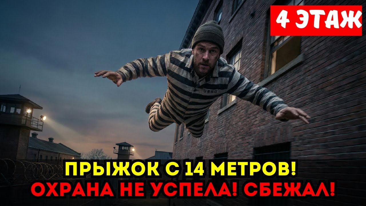 ПРЫГНУЛ С 4 ЭТАЖА ТЮРЬМЫ! 8 МЕСЯЦЕВ ГОТОВИЛСЯ К ПОБЕГУ