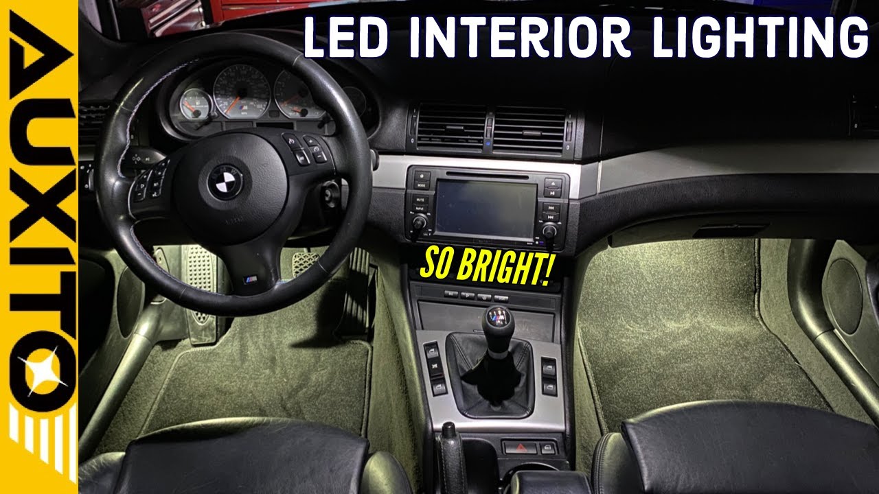 AUXITO LED - The BEST LED Interior light install - BMW E46 full LED cabin - S54 wagon build.