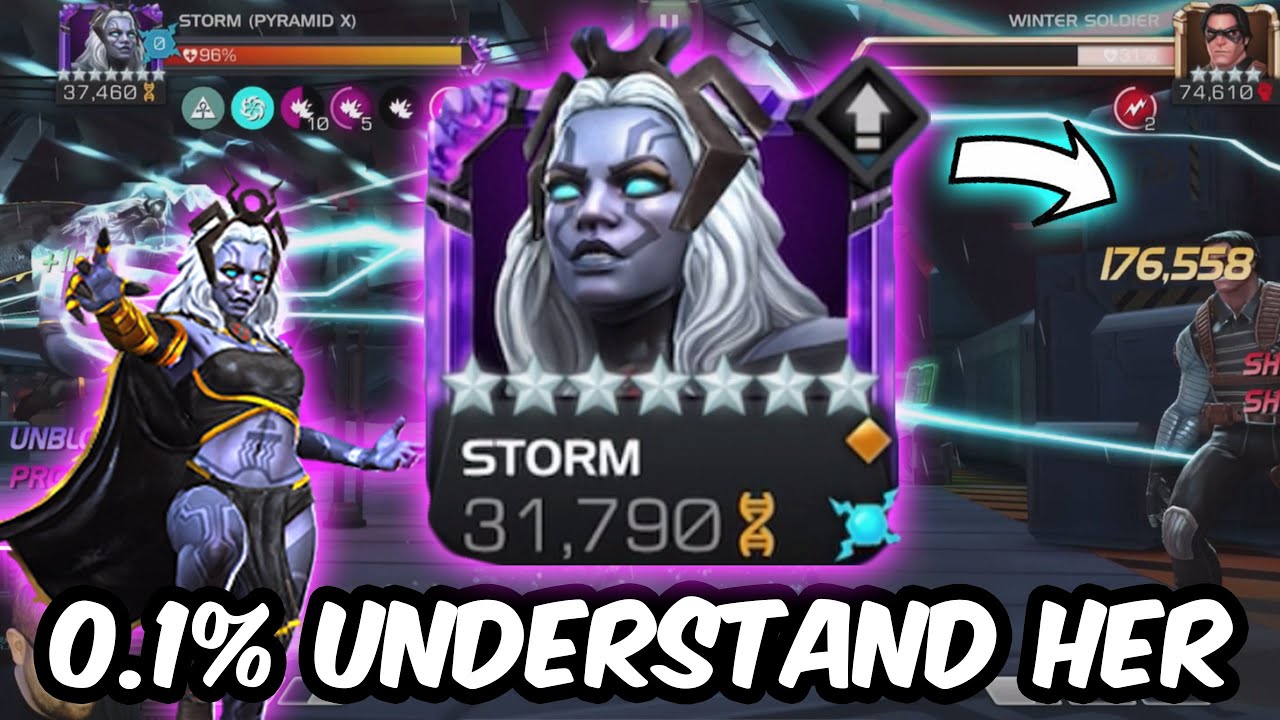 0.1% Of Players Understand The Max Power of 7 Star Storm Pyramid X - Marvel Contest of Champions