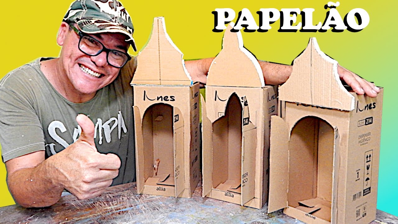 PAPELÃO para criar vários modelos de ORATÓRIO